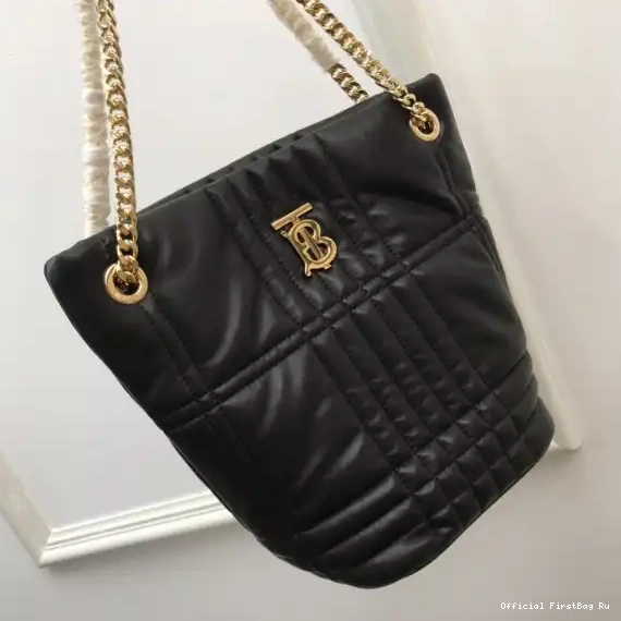 Official FirstBag Ru Lola Bucket Quilted Lambskin Bag Small BURBERRY 0519